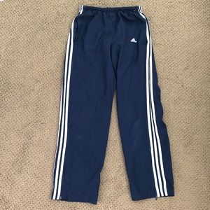 Adidas navy track pants size small